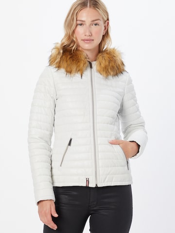 OAKWOOD Winter jacket in White: front