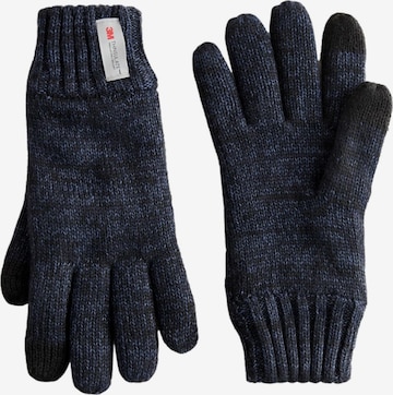 Next Full finger gloves in Blue: front