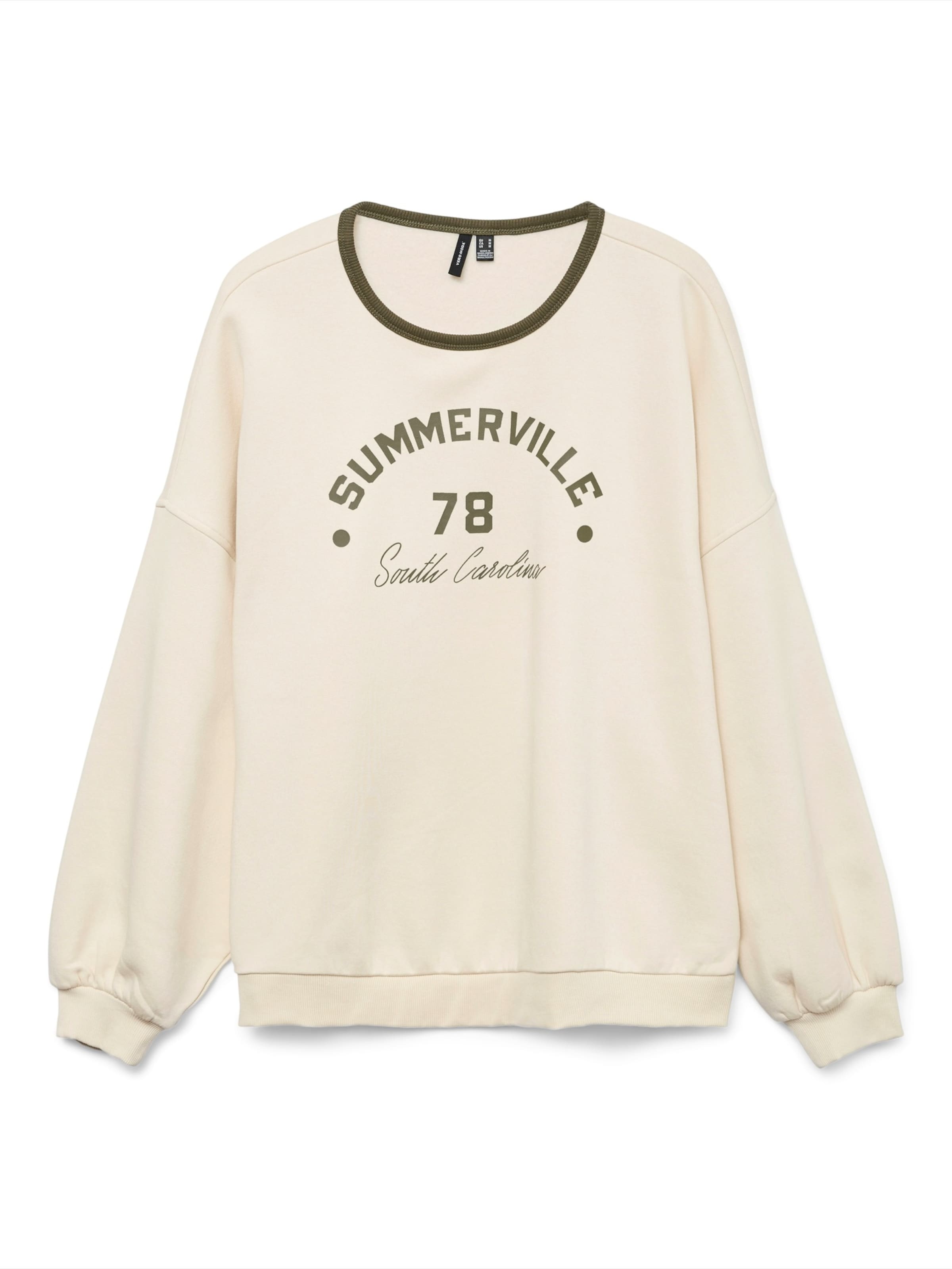 VERO MODA Tréning póló - bézs: elől