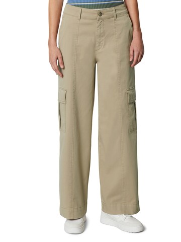 Marc O'Polo DENIM Loose fit Cargo Pants in Beige: front