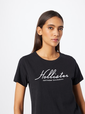 HOLLISTER Tričko – černá