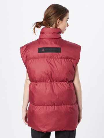 ADIDAS BY STELLA MCCARTNEY Urheiluliivi 'Padded Winter Gilet' värissä punainen