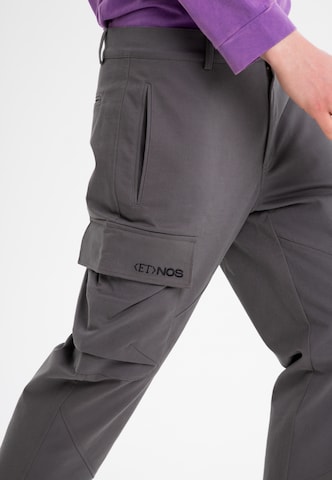 Tapered Pantaloni cargo di ET Nos in grigio