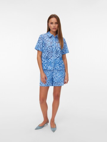 VERO MODA Halenka 'VMMIKKA' – modrá: přední strana