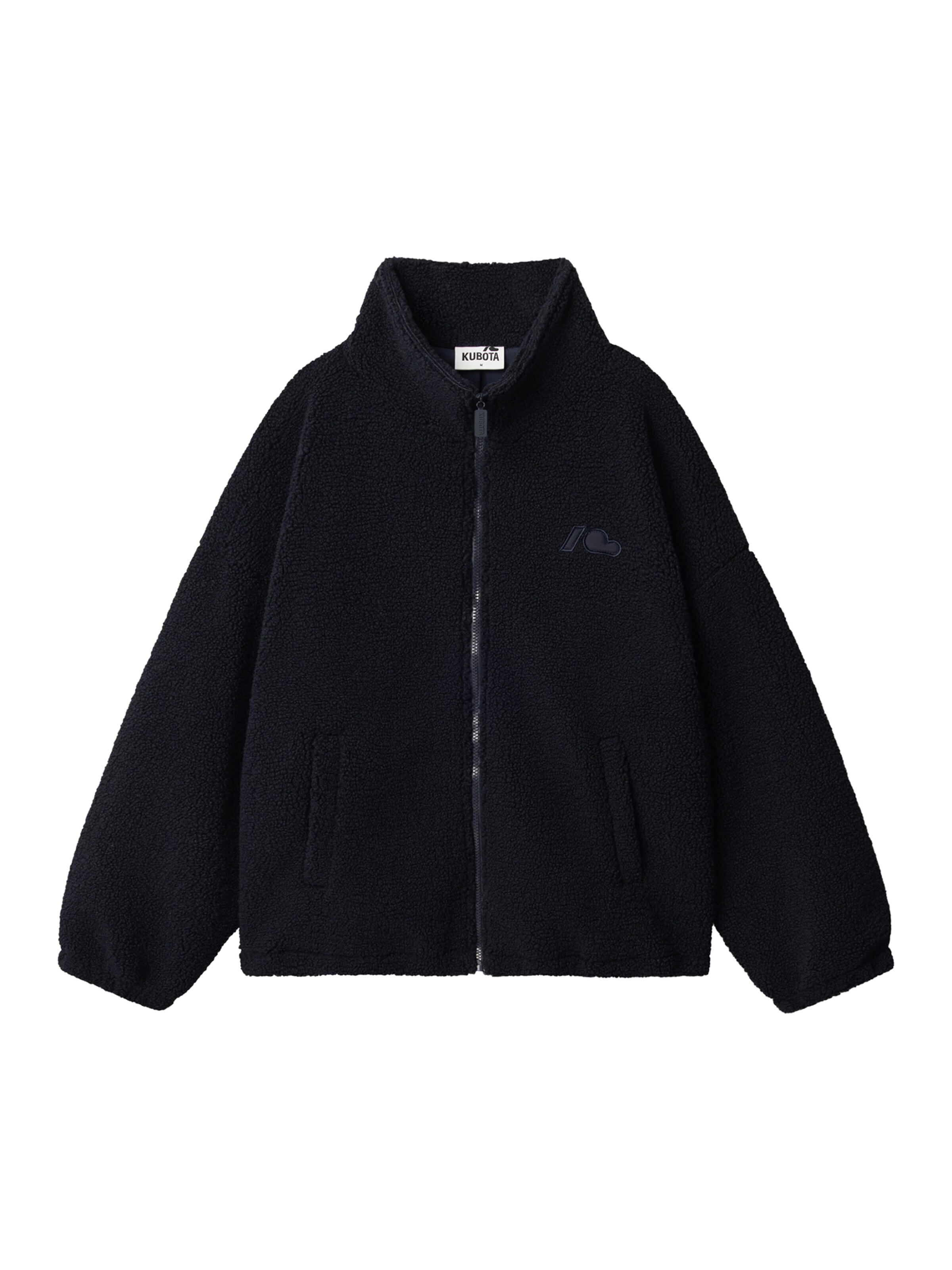 Kubota Sweatshirt 'Kubota Women's Oversized Fleece Sweatshirt Between-seasons Jacket' i blå