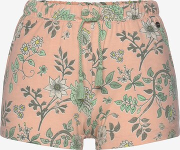 LASCANA Schlafshorts in Beige: predná strana