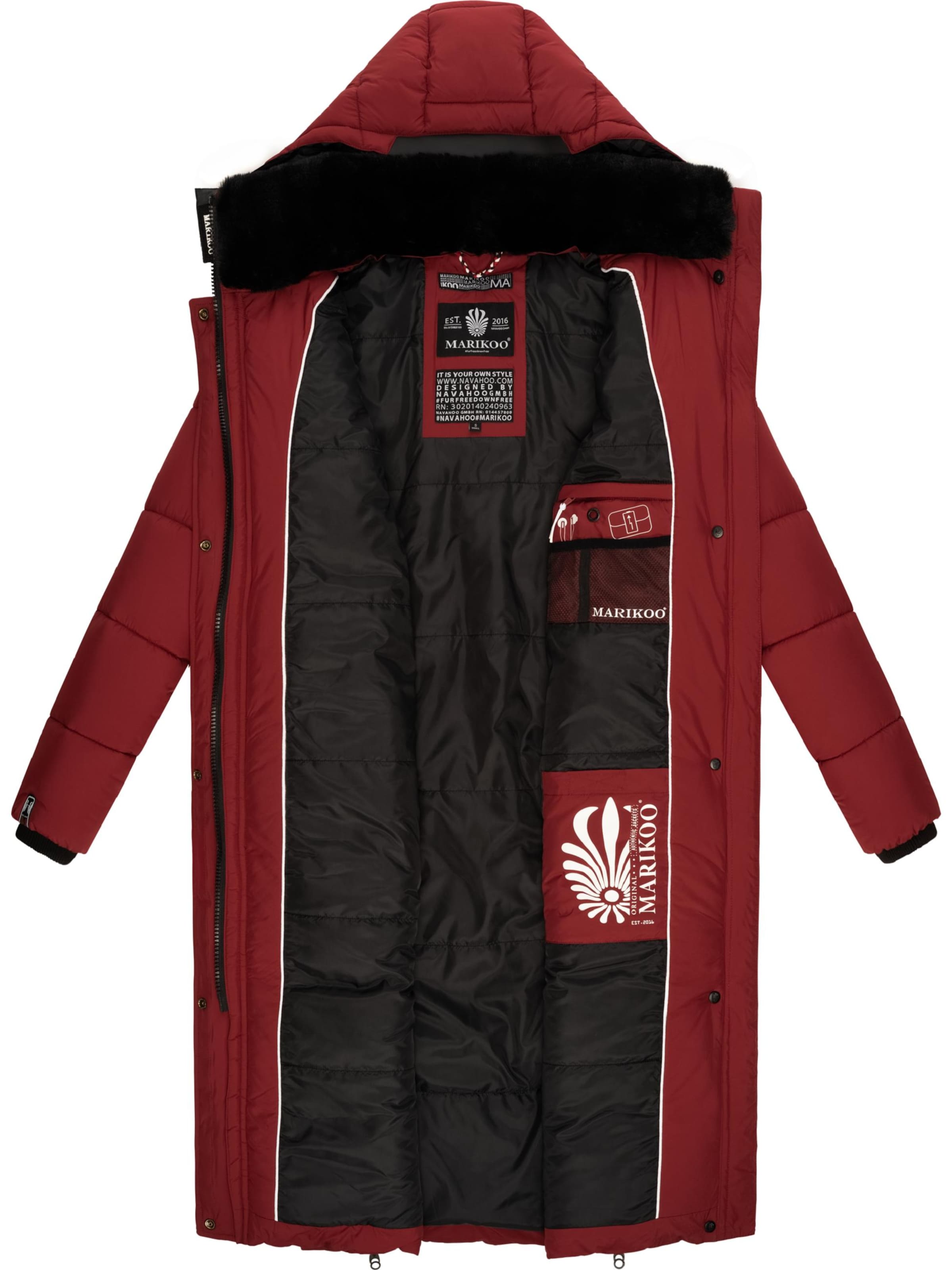 MARIKOO Vinterfrakke i rød