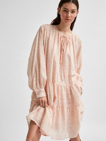 SELECTED FEMME Shirt Dress 'Muni-Amaya' in Pink