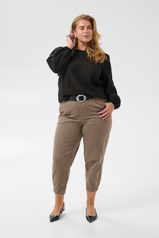 KAFFE CURVE Blouse in Zwart