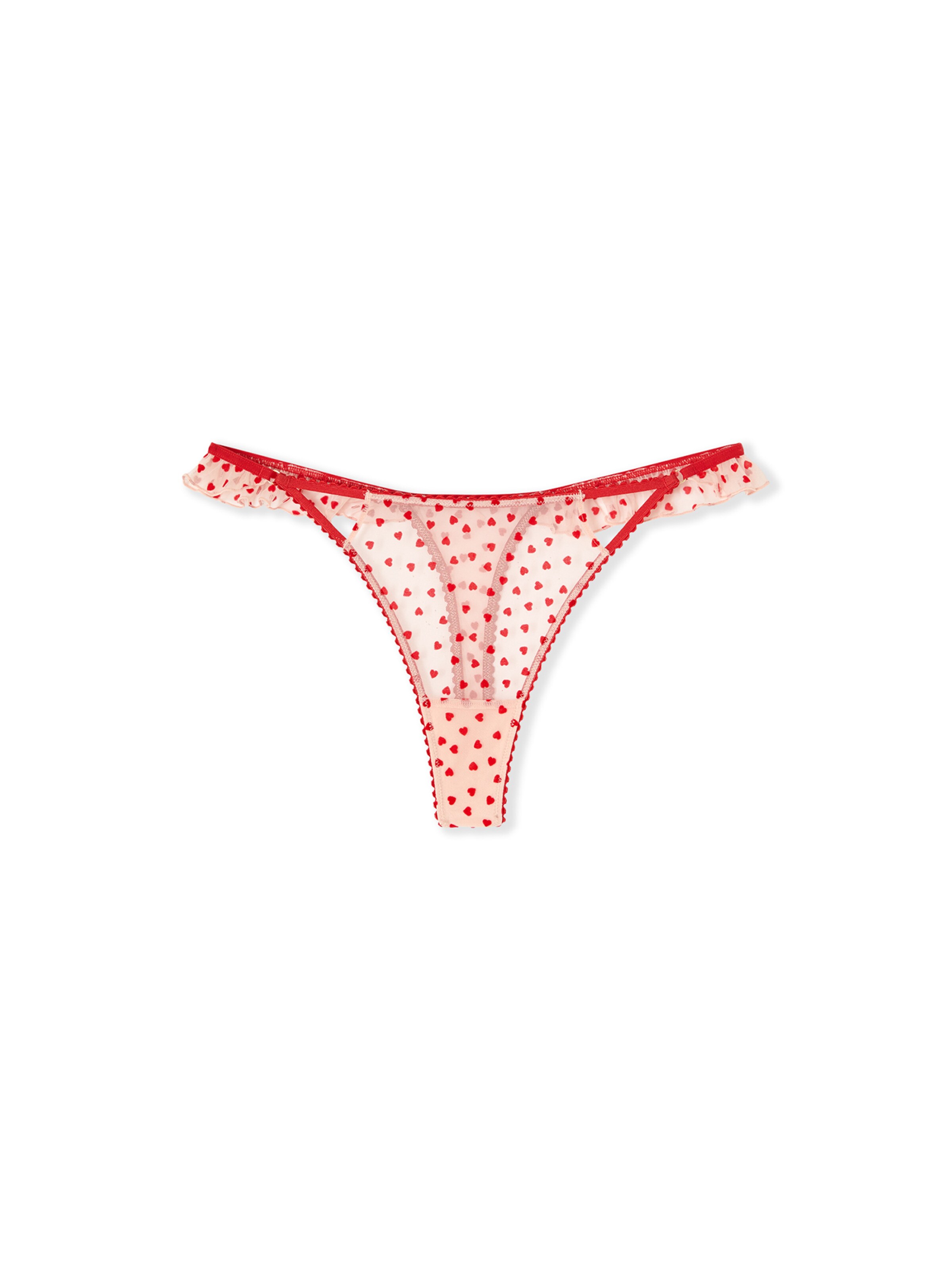 ETAM Thong in Pink: front