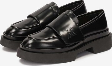 Kazar Studio Classic Flats in Black: front