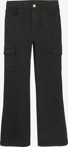 Cool Club Wide Leg Housut värissä musta: etupuoli