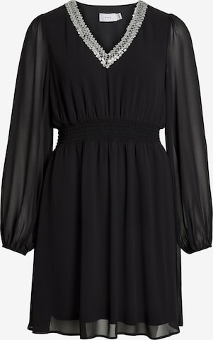 VILA فستان 'WILLY' بلون أسود: الأمام