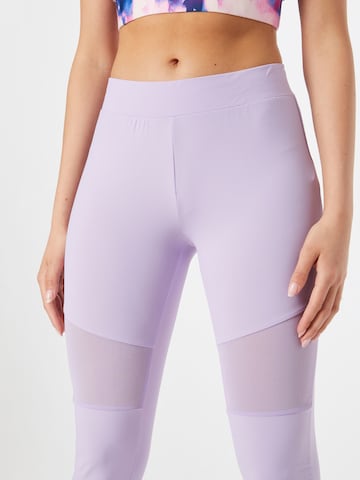 Urban Classics Skinny Leggings in Lila