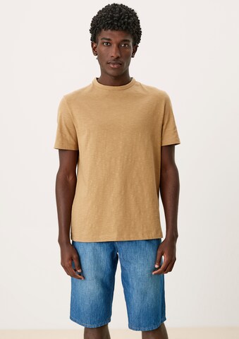 s.Oliver Shirt in Bruin: voorkant