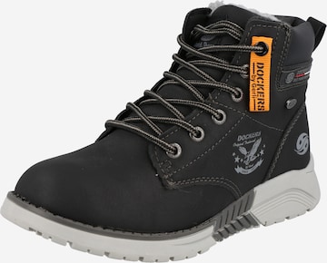 Bottes Dockers by Gerli en noir : devant