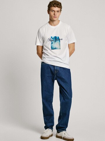Pepe Jeans T-Shirt 'Prush' in Weiß