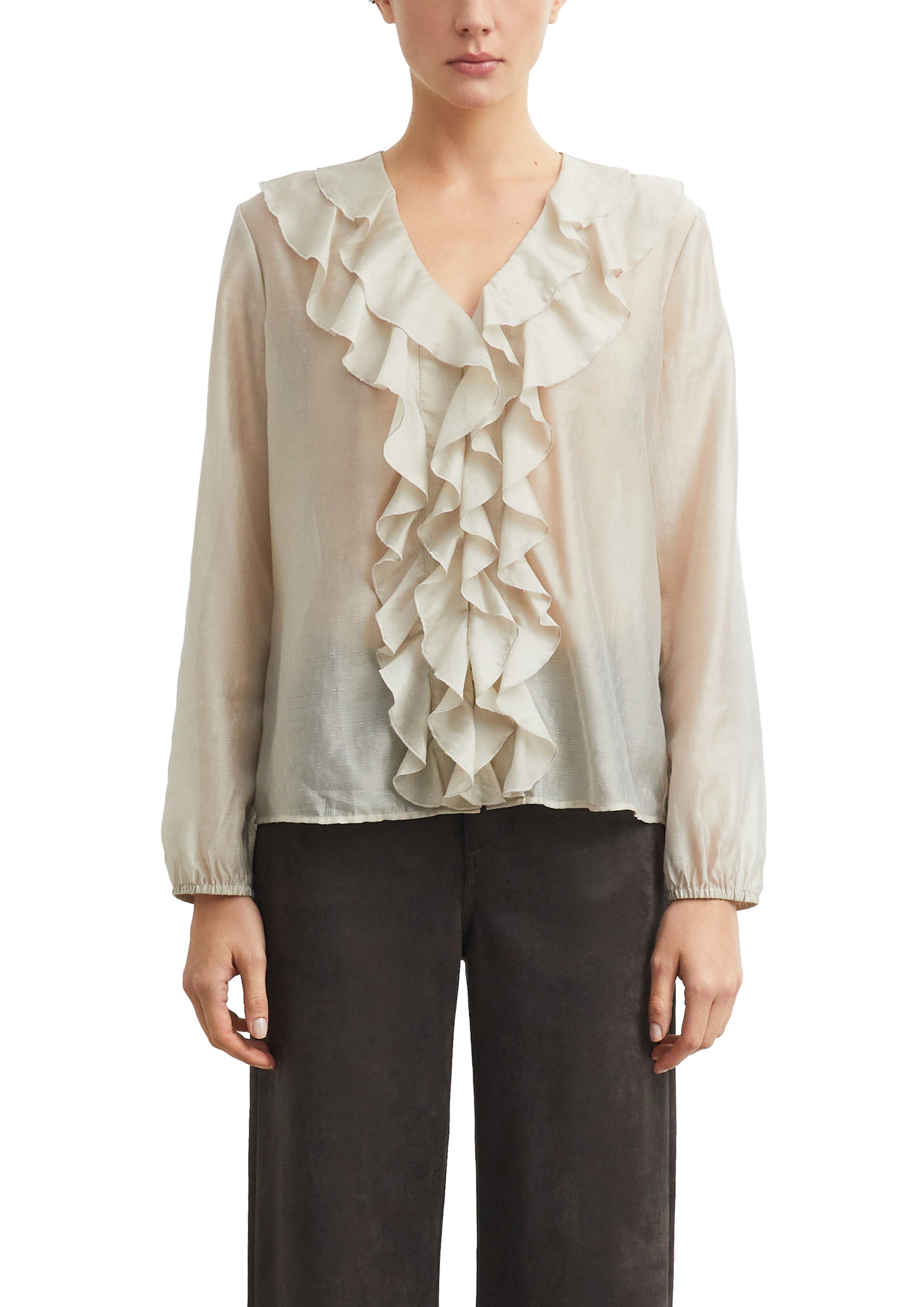 COMMA Bluse in Beige