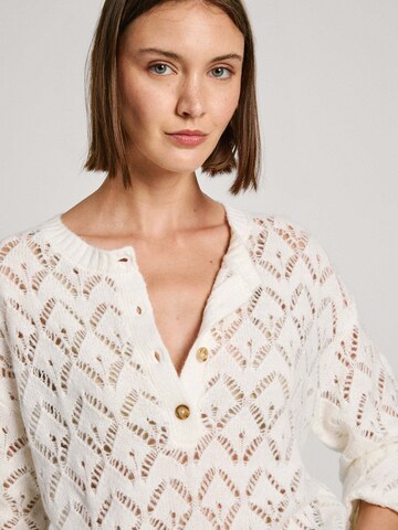 Pull-over Pepe Jeans en blanc