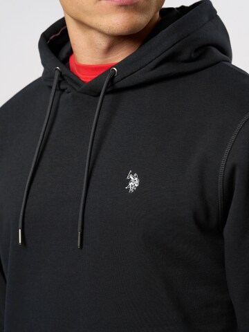 U.S. POLO ASSN. Sweatshirt 'Toke' in Zwart