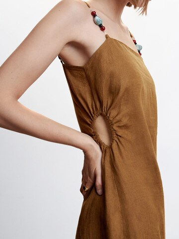 MANGO Letnia sukienka 'CANDELA' w kolorze brązowy