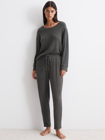 Pantalon de pyjama ' Soft Knit ' Marc O'Polo en gris : devant