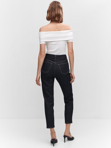 MANGO Tapered Jeans i blå