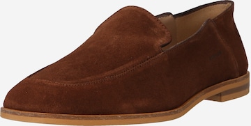 Chaussure basse 'Loafer' ANGULUS en marron : devant