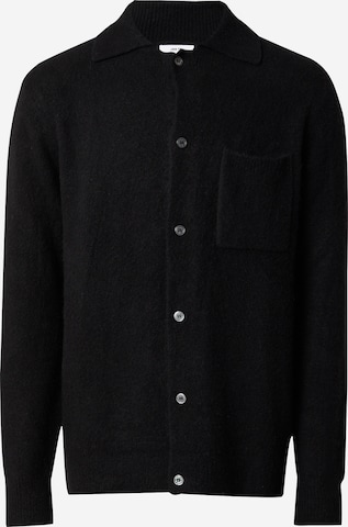 ABOUT YOU x Kevin Trapp Knit Cardigan 'Marek' in Black: front