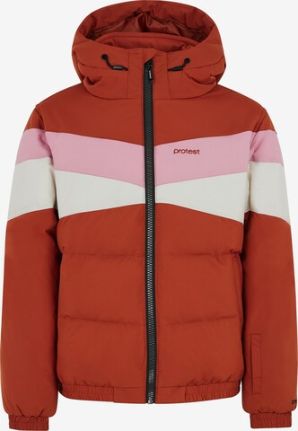 PROTEST Sportjacke 'PRTSISKIN JR' in Rot: Vorderseite