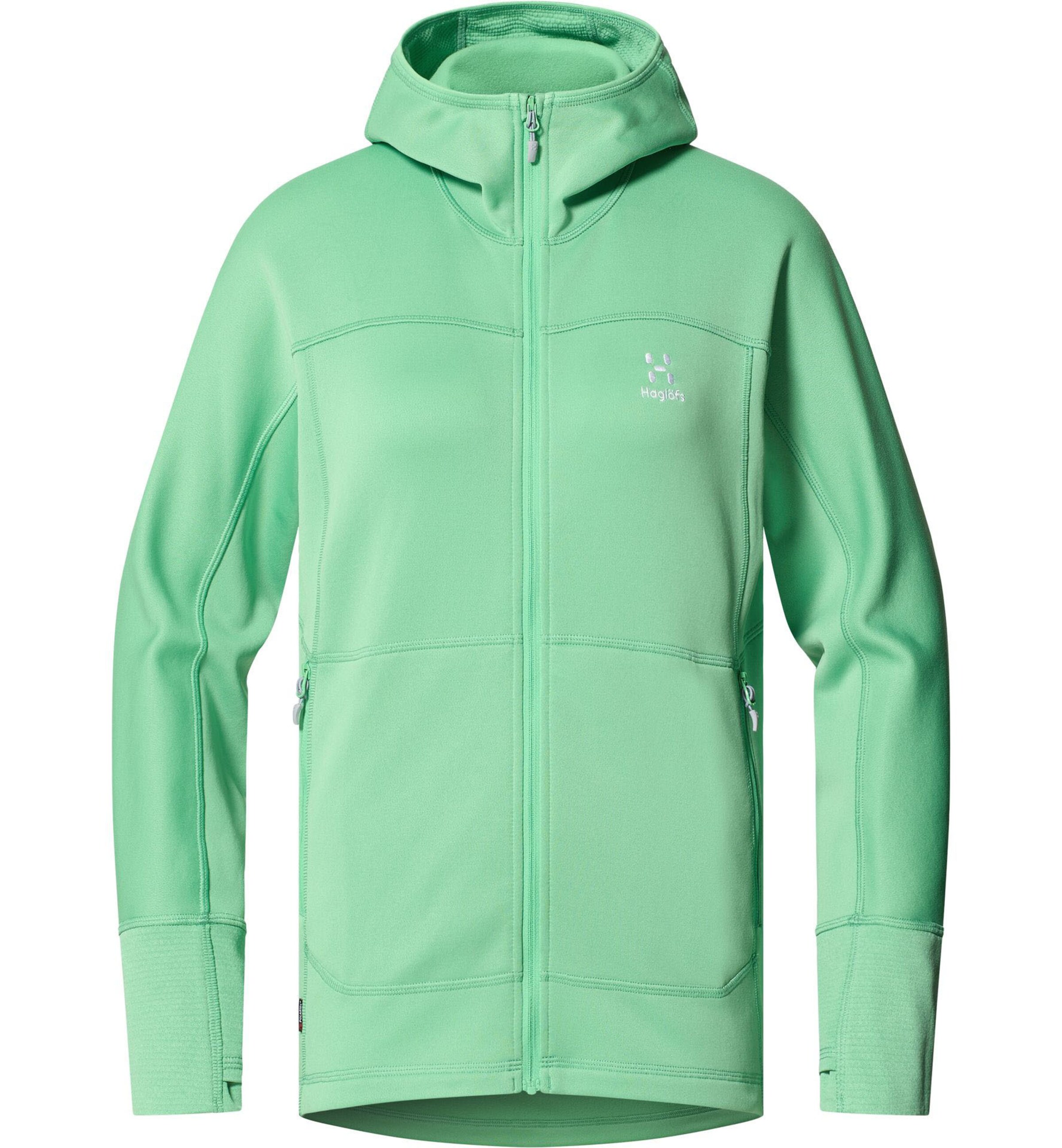 Haglöfs Athletic Fleece Jacket ' Betula' in Green: front