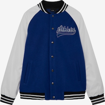 LMTD Between-Season Jacket 'Varsity' in Blue: front