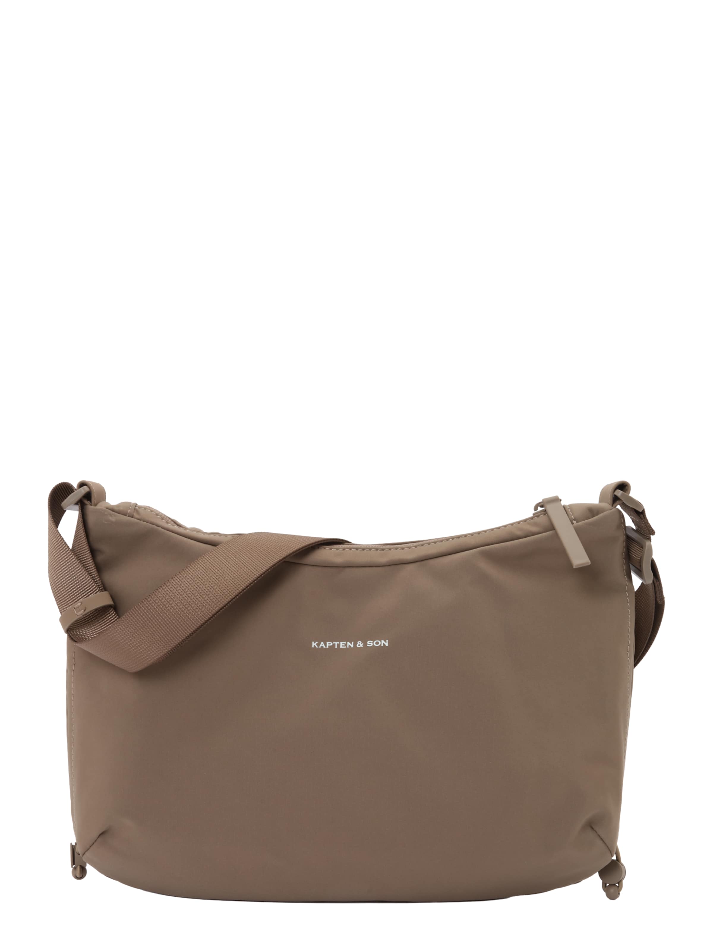 Borsa a tracolla 'Skara Small' di Kapten & Son in marrone: frontale