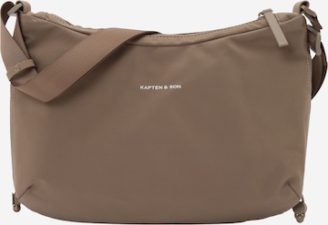 Borsa a tracolla 'Skara Small' di Kapten & Son in marrone: frontale
