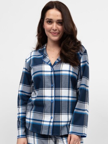 Cyberjammies Pajama shirt 'Frosty' in Blue: front