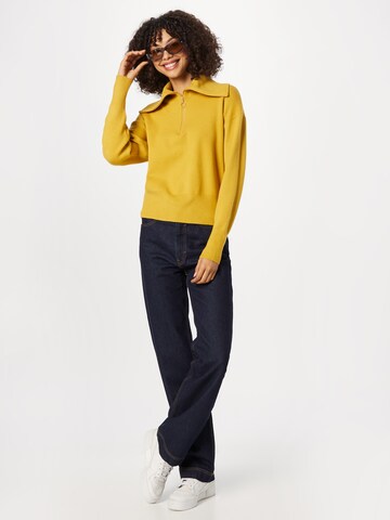 QS Pullover in Gelb