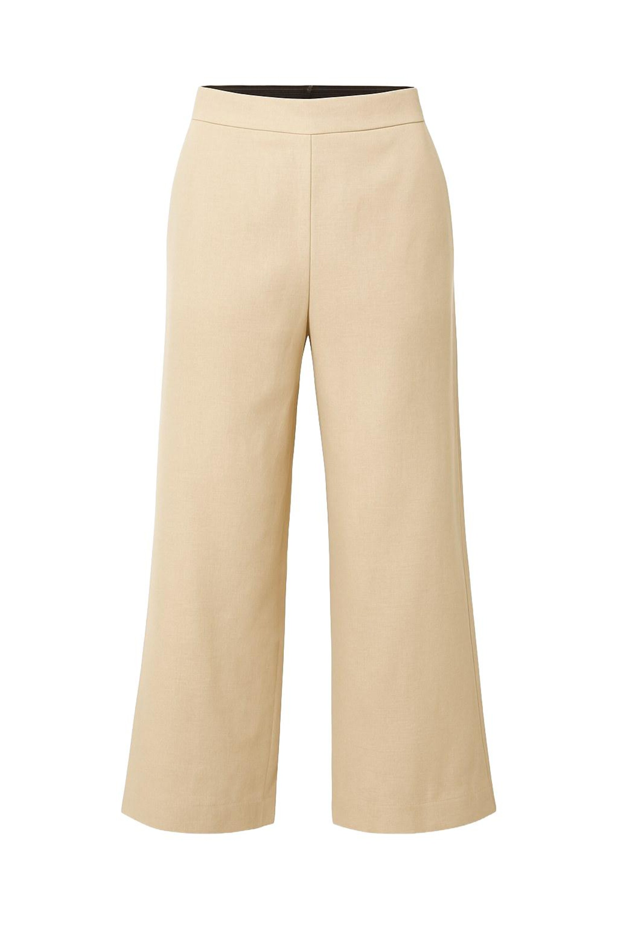 Wide Leg Pantalon MANUKA en beige : devant
