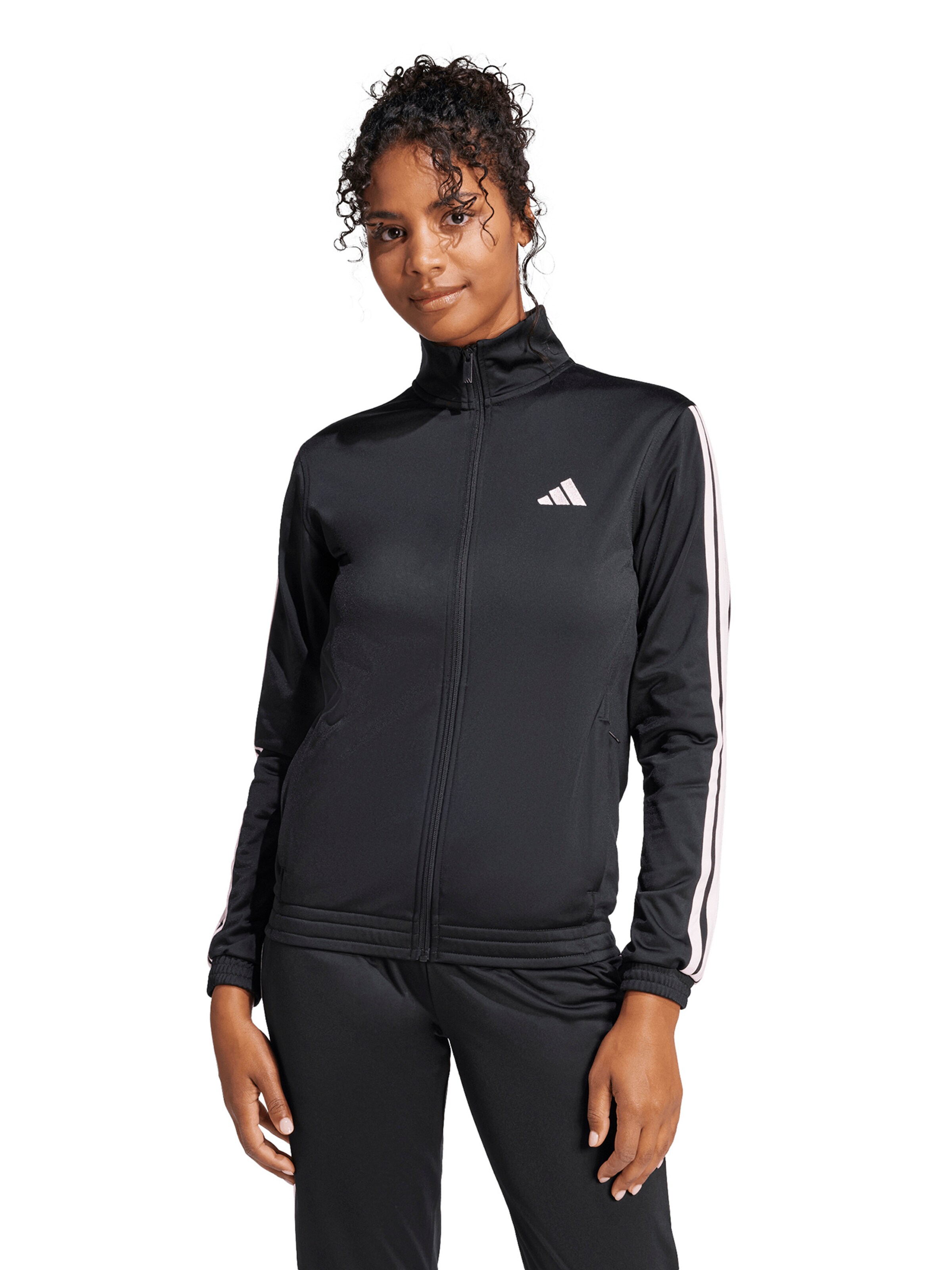Jachetă de trening 'TRIC' de la ADIDAS SPORTSWEAR pe negru: față