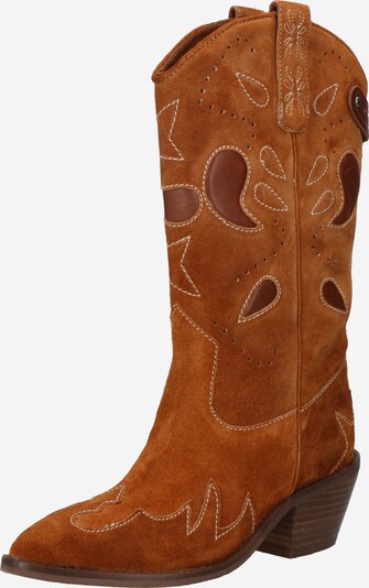 Pepe Jeans Cowboy Boots 'APRIL CITY' in Brown / Cognac, Item view