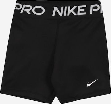 NIKESkinny Sportske hlače - crna boja: prednji dio