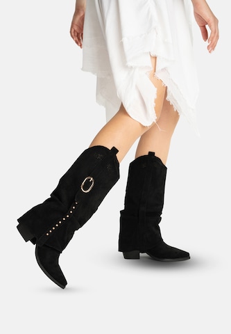 Stivale da cowboy di Salinyang in nero