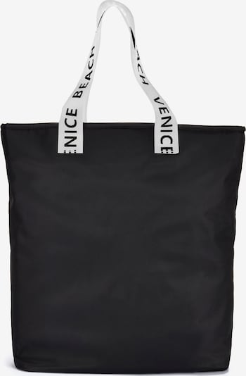 VENICE BEACH Nakupovalna torba | črna / bela barva, Prikaz izdelka
