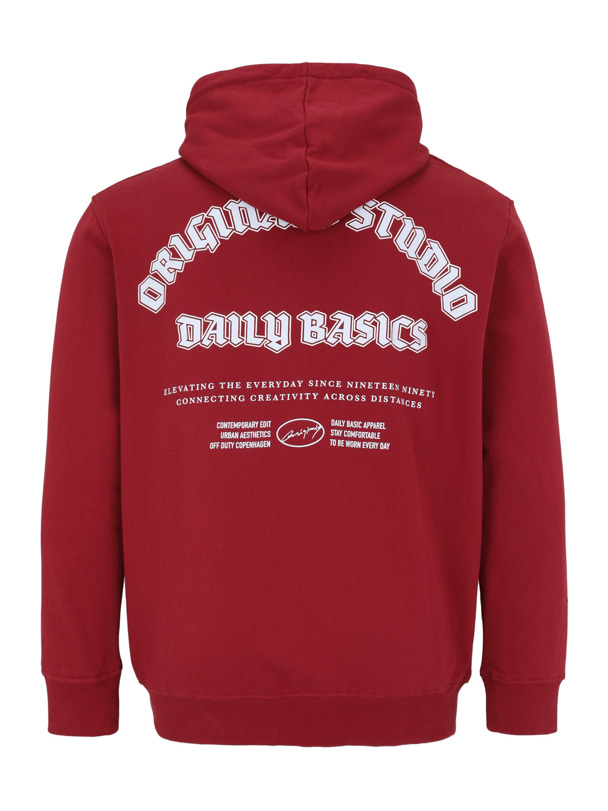 Sweat-shirt 'JORMEADOWS' Jack & Jones Plus en rouge