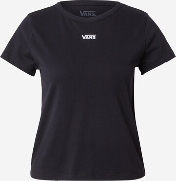 Tricou de la VANS pe negru: față