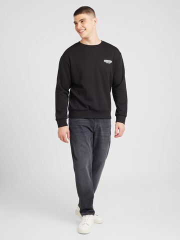 JACK & JONES Sweatshirt 'JJOLIVE' in Schwarz