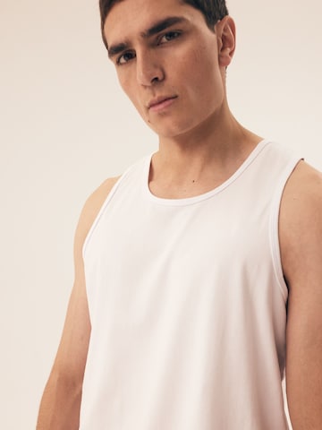 Maglietta 'Unterhemd Move im 2er-Pack, Tanktop mit Rundhalsausschnitt' di Henderson in bianco