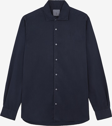 Coupe regular Chemise 'Seatle K' Scalpers en bleu : devant