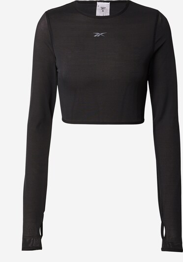 Reebok Sportshirt 'STUDIO' in schwarz / silber, Produktansicht
