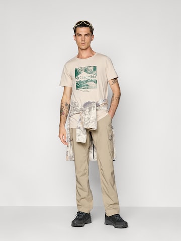 COLUMBIA Функциональная футболка в Бежевый
