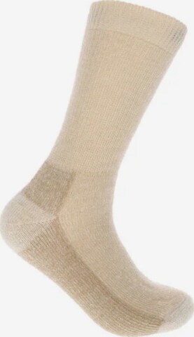Merino Love Sokken 'The Alpine Sokken' in Beige: voorkant